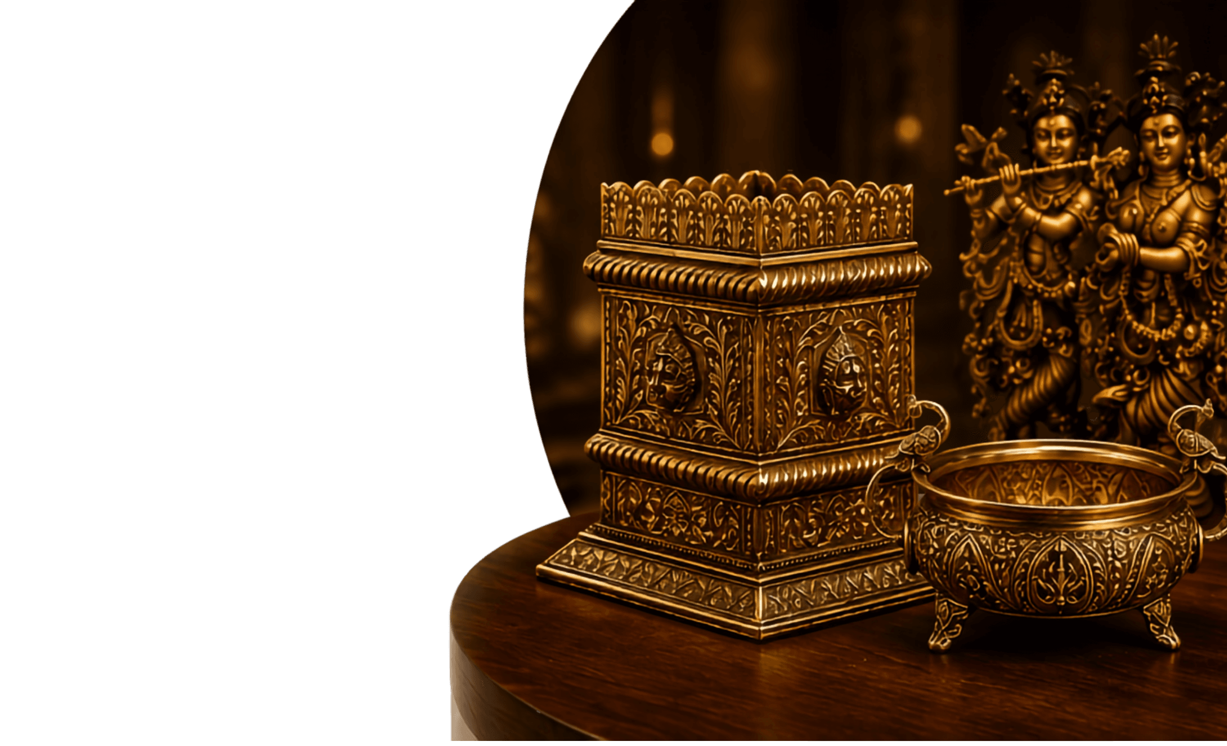 Handcrafted Indian metal masterpieces